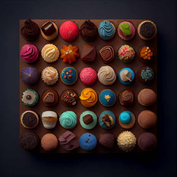 Serhii_Mini_cupcakes_Props_Knolling_Knolling_layout_Earth_tones_6059a323-ab62-4004-ba49-fedab55e78f1