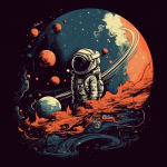 T-shirt Designs - Space-themed Designs